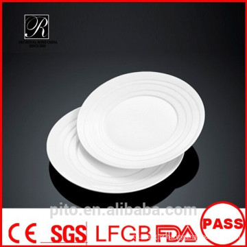 P &amp; T porcelana fábrica de porcelana rodada pratos, placas de mesa, pratos de sobremesa